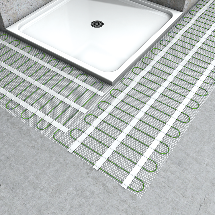 End rail 4-sided, shiny stainless steel 3m - square profile 