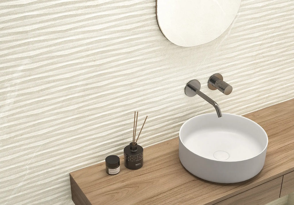 Feinsteinzeug Dhara - Naturstein-Optik mit eleganten weißen Aderungen