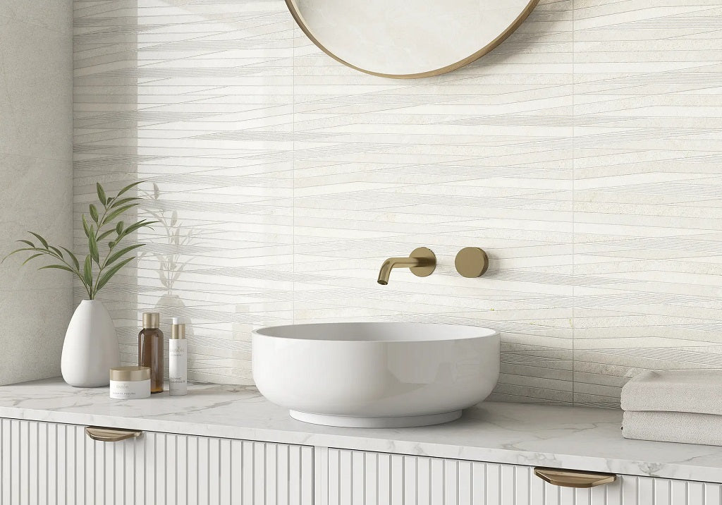 Feinsteinzeug Dhara - Naturstein-Optik mit eleganten weißen Aderungen