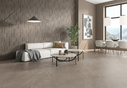 Feinsteinzeug Dhara - Naturstein-Optik mit eleganten weißen Aderungen