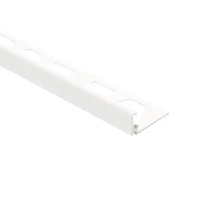 Angle end profile, shiny stainless steel 3m 