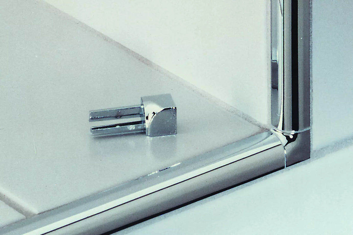 Angle end profile, shiny stainless steel 3m 
