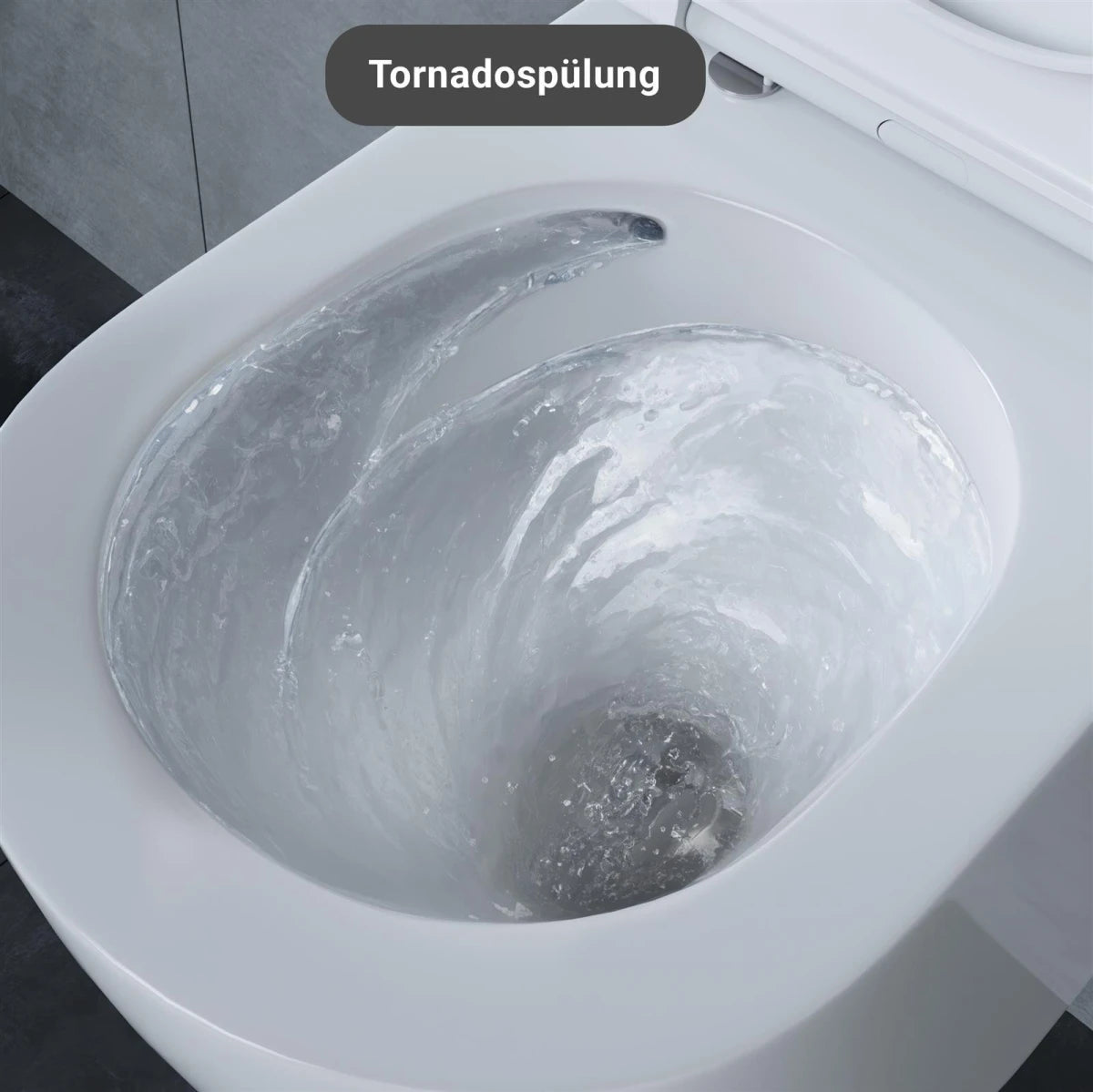 Hänge-WC komplett-Set spülrandlos inklusive Sitz – Tornadospülung | Softclose & Quickrelease