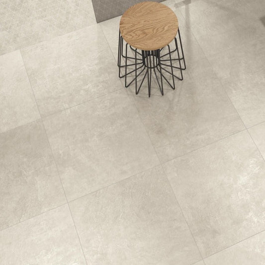 Terrassenplatten Devon tan Tau Ceramica  61X61X2 cm Zement-Optik