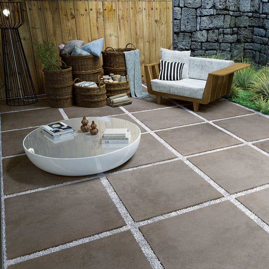 Terrace tiles Loft Sunset and Smoke 80X80X2cm