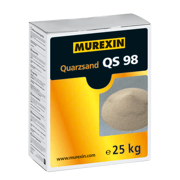 Quartz sand QS 98 Murexin 25Kg - For closing cracks in screeds 