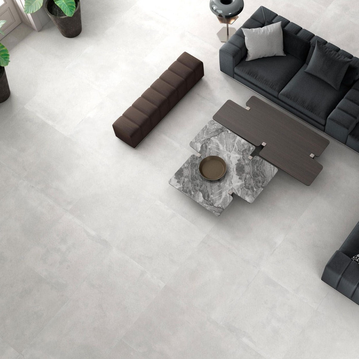 Walmer Tau Ceramica Zement-Optik